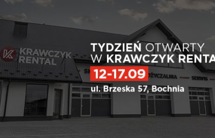 Tydzień Otwarty w Krawczyk Rental! 12-17.09.2022 – Zapraszamy!